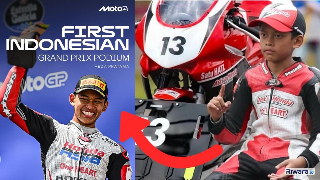 Profil Veda Ega pembalap Indonesia di MotoGP disebut mirip Marc Marques.